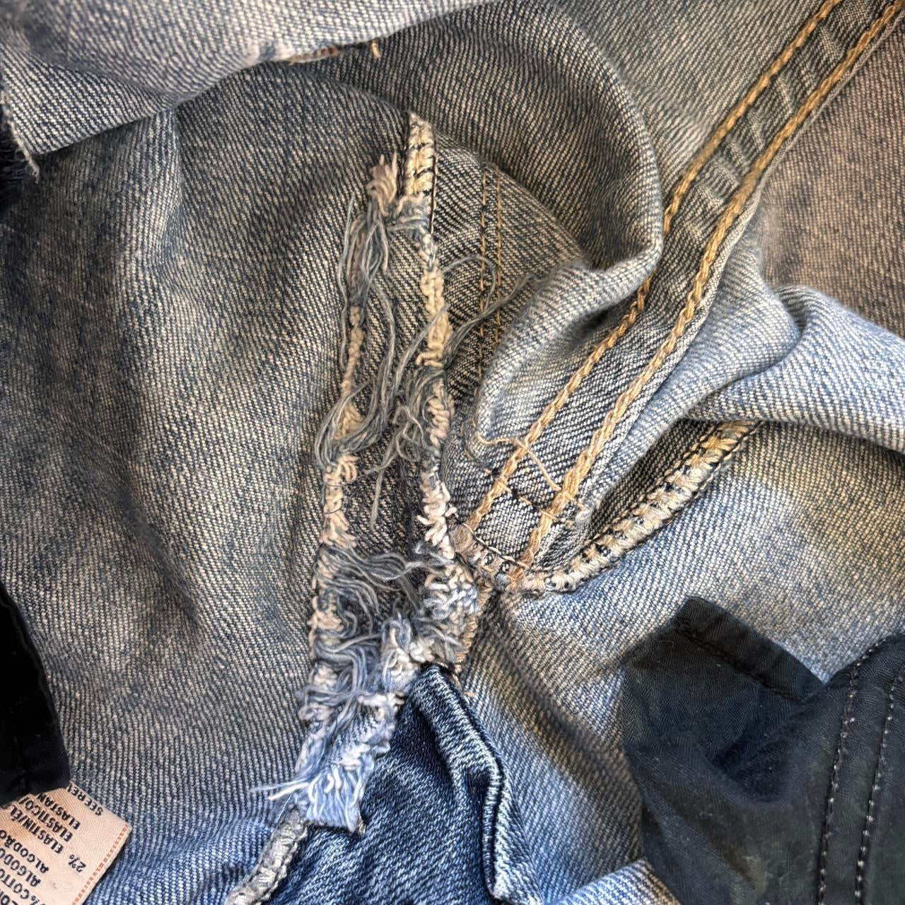 Y2K Low Rise Miss Me Jeans (XS)