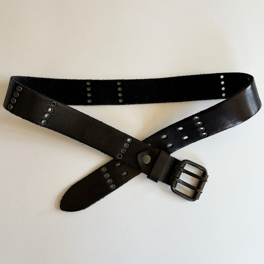 Y2K Genuine Leather Belt (M)
