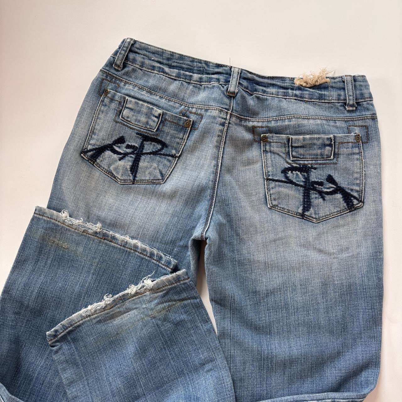 Y2K Low Rise Flare Jeans (S/M)