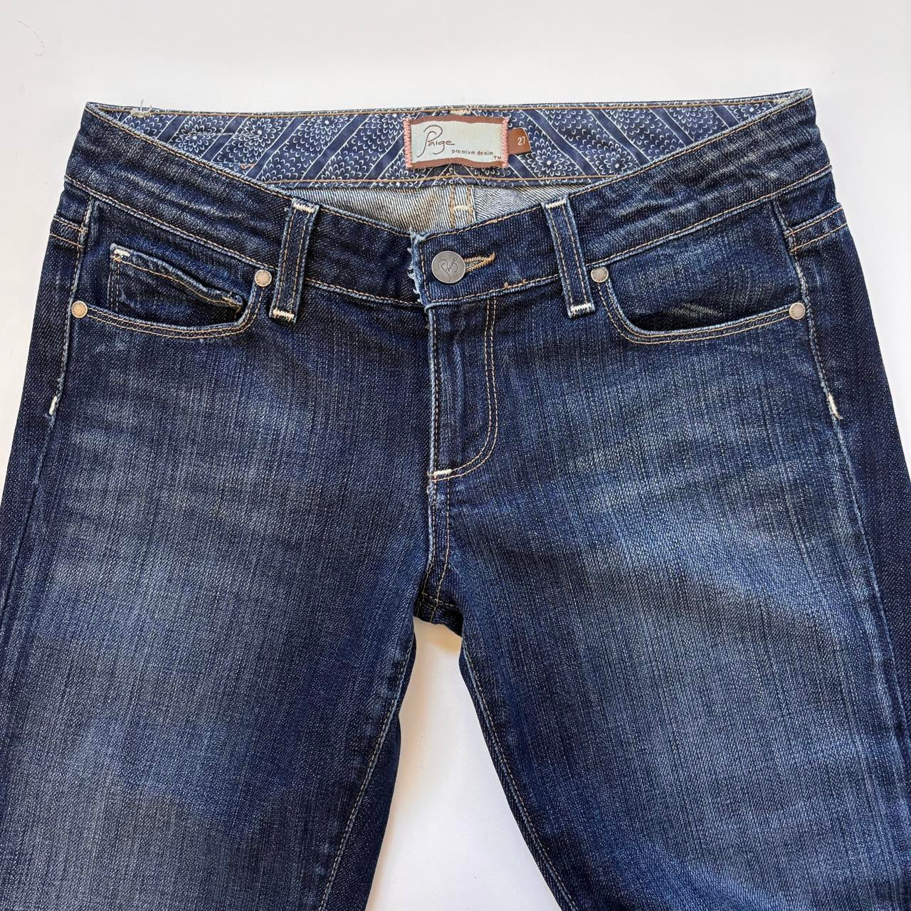 Y2K Low Rise Flare Paige Jeans (XS)