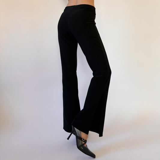 Y2K Noir Stretch Flares (S)
