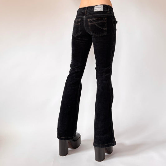 Y2K Low Rise Corduroy Flares (XS)