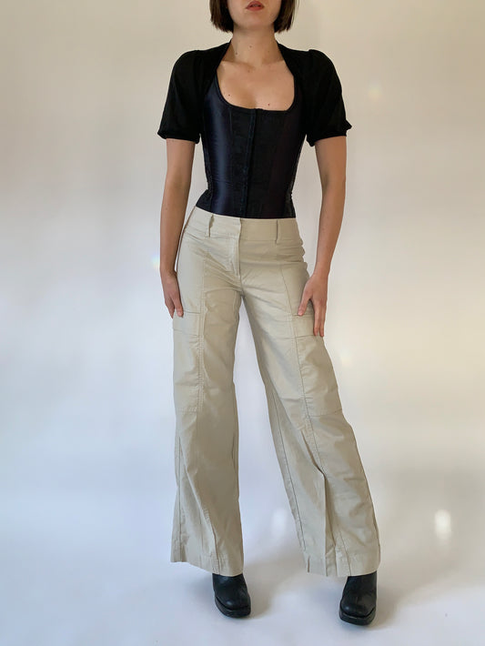 Y2K Cargo Trousers - Small