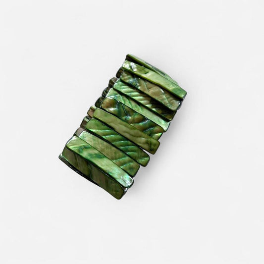 Green Mermaid Shell Bracelet