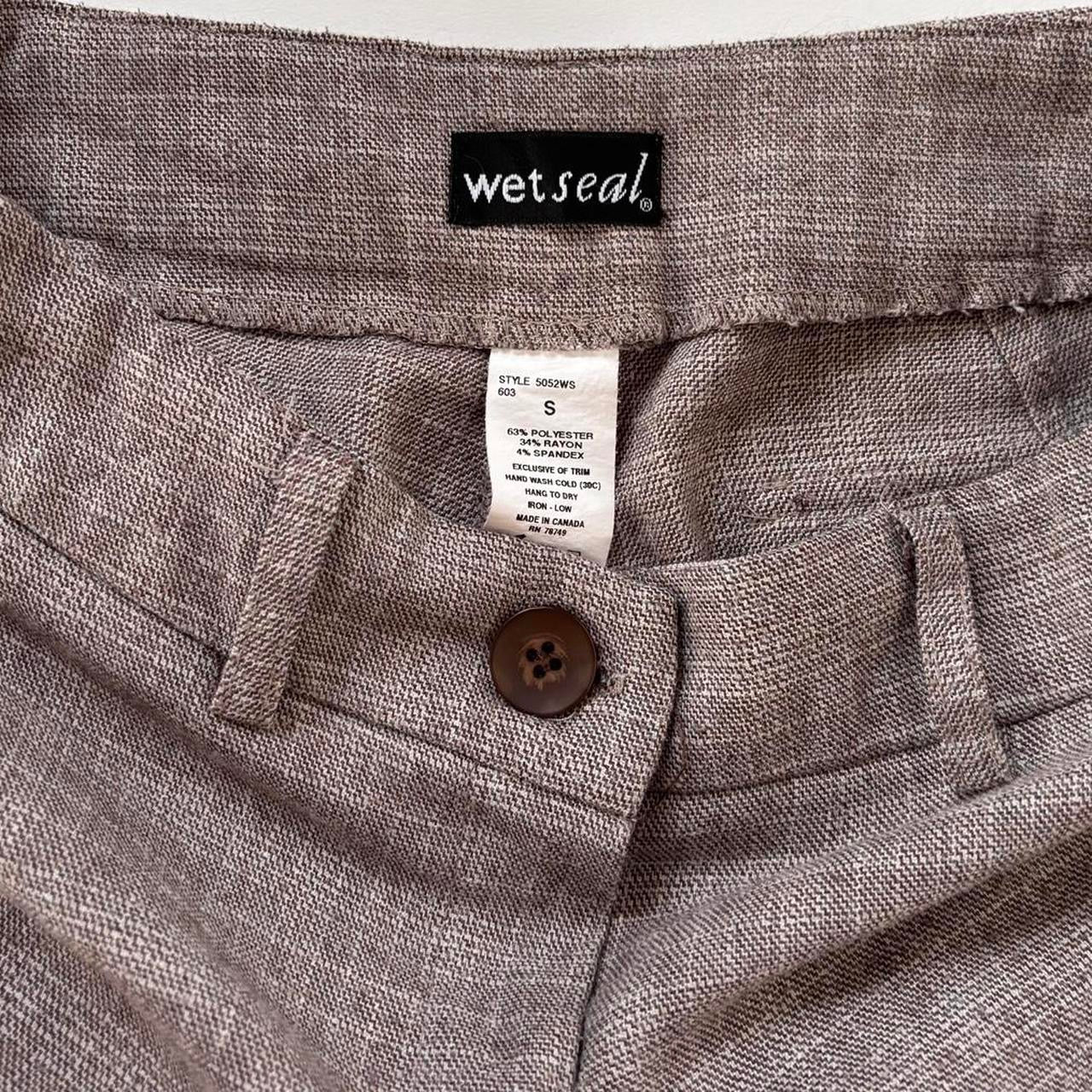 Y2K Low Rise Trouser Capri Pants (XXS/XS)