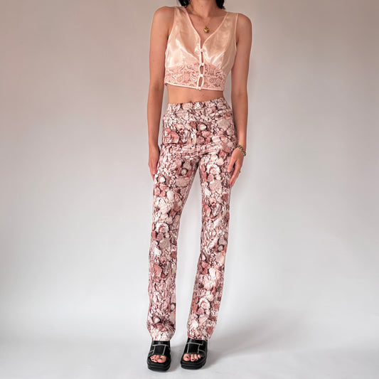 2000s Rock Print Pants (S)