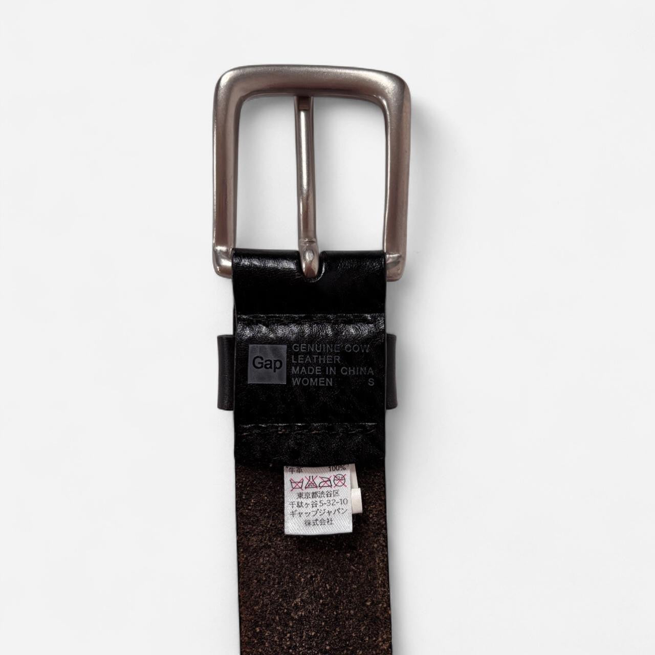 Black Genuine Leather Belt