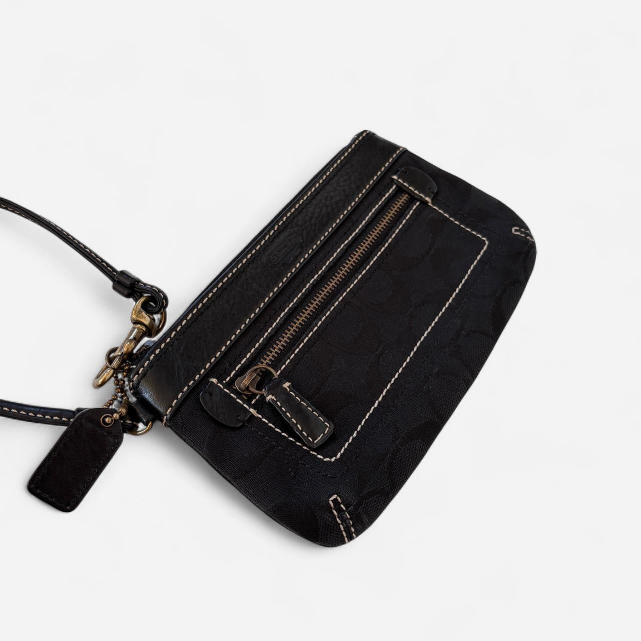 Coach Monogram Wristlet