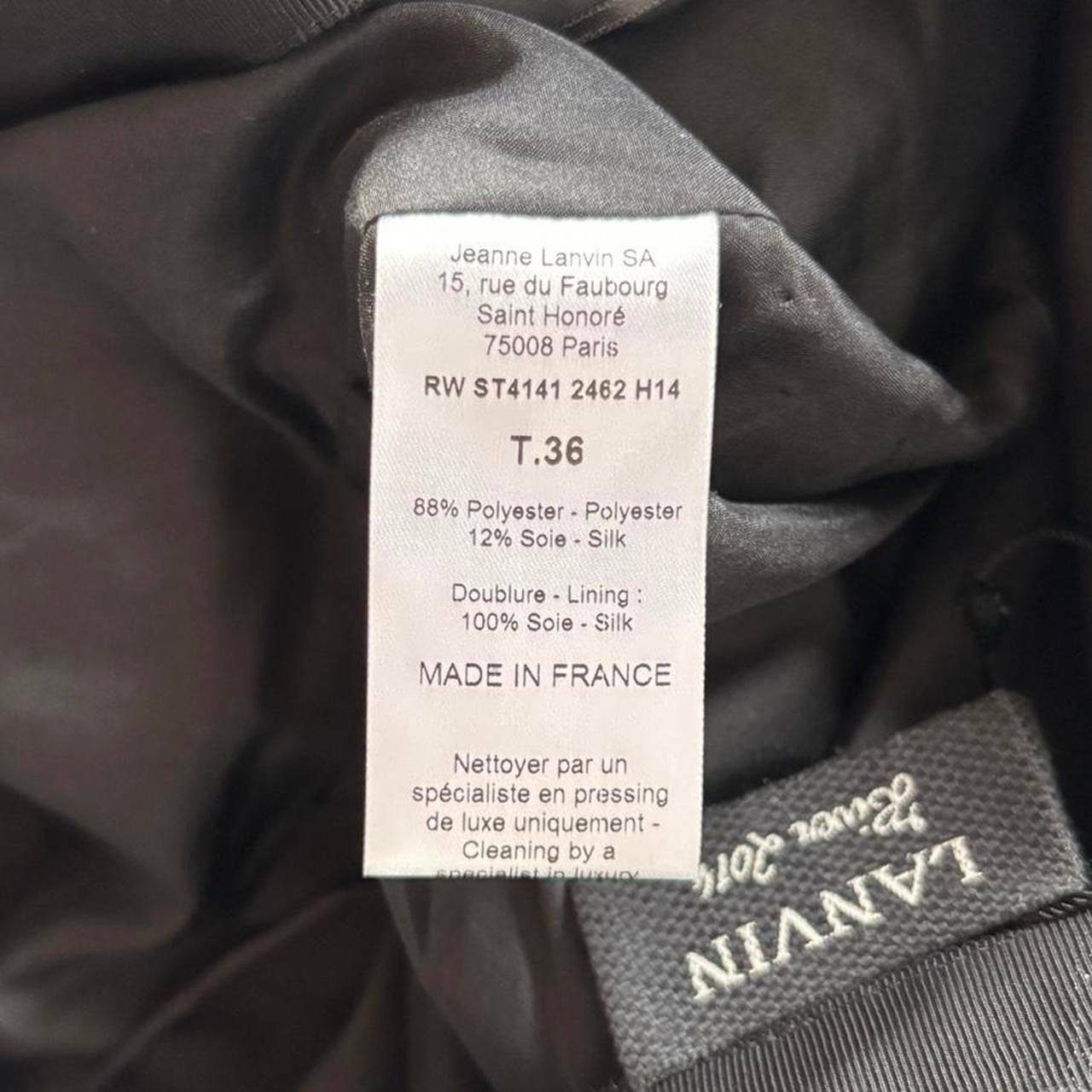 2014 Lanvin Fuzzy Tinsel Skirt (S)