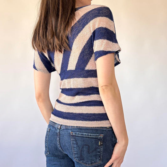 Y2K Slouchy Knit Top (S)