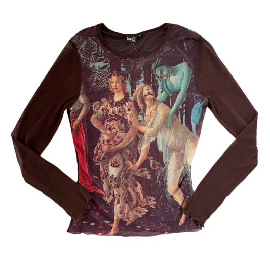 90s Renaissance Mesh Top (S/M)