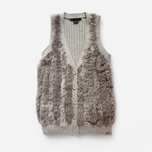 Armani Rabbit Fur Sweater Vest (XS)