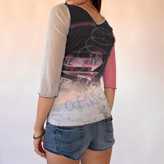 Cop Copine Mesh Top (S)