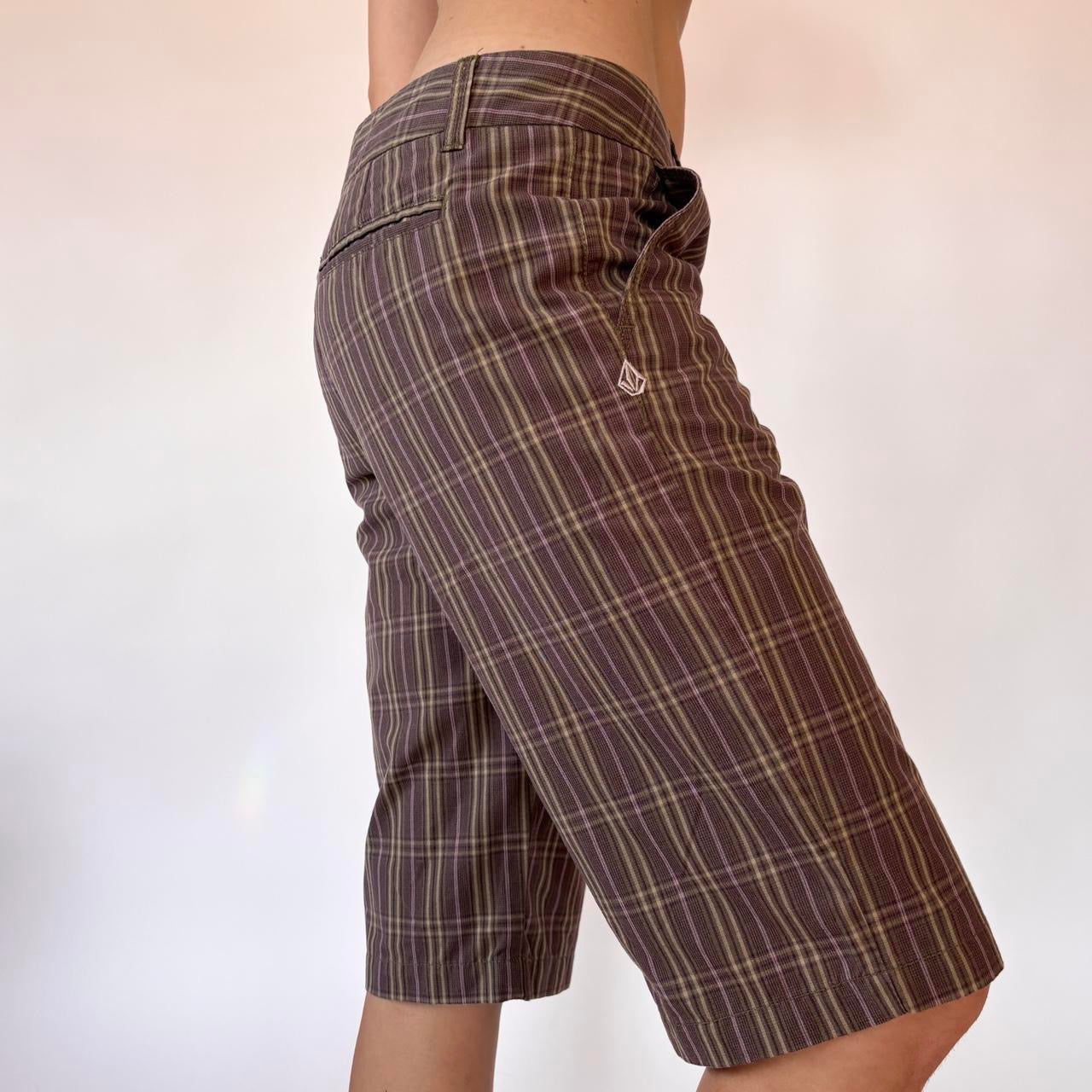 00s Volcom Plaid Shorts (XS)