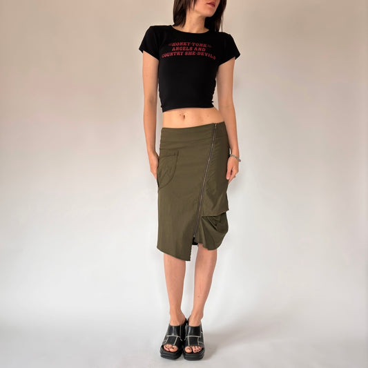 2000s Zipper Midi (S)