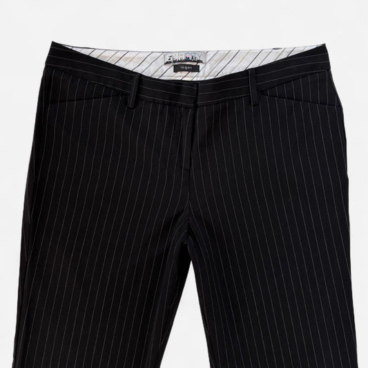 Y2K Pinstripe Flare Pants (M/L)