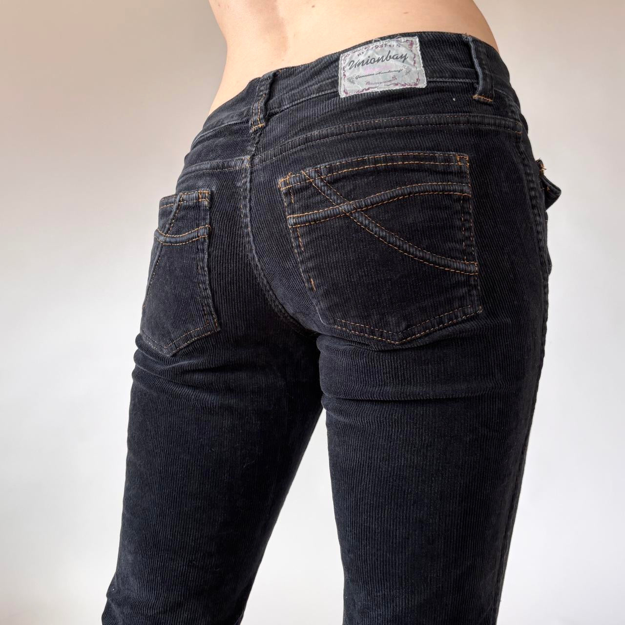 Y2K Low Rise Corduroy Flares (XS)