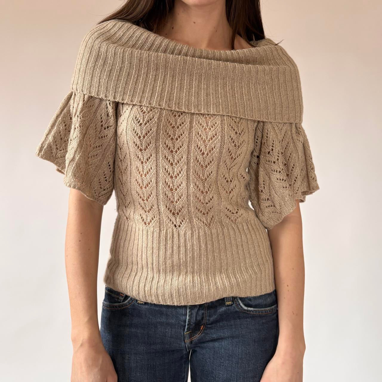 2000s Slouchy Knit Top (S)