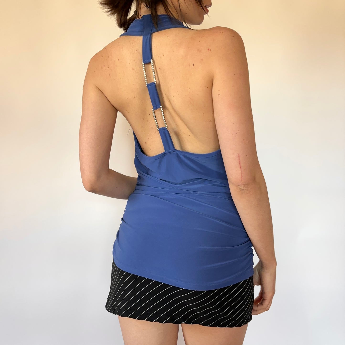 Y2K Cowl Neck Top (M/L)