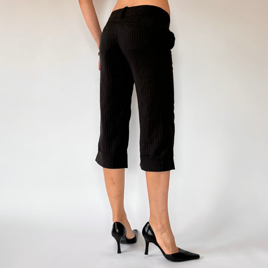 2000s Pinstripe Capris (XS)