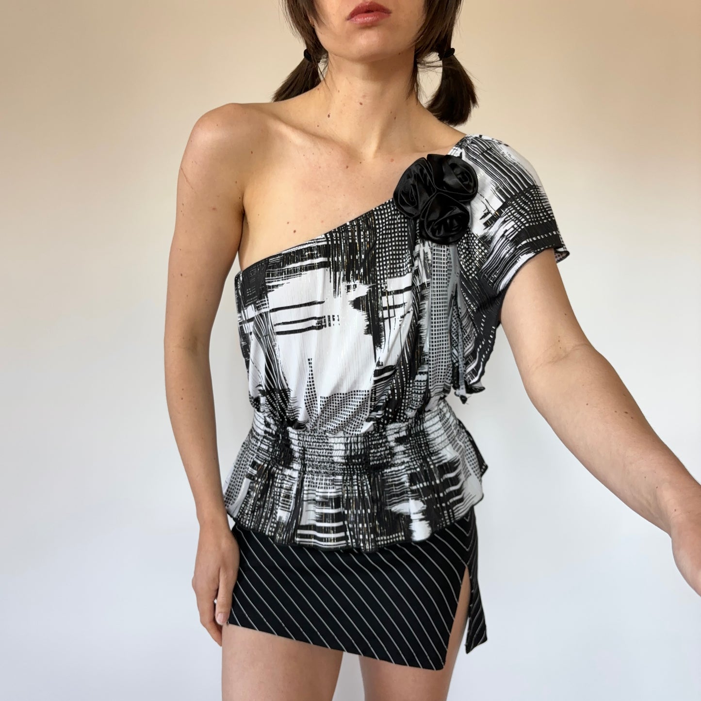 Y2K One Shouldered Top (S/M)