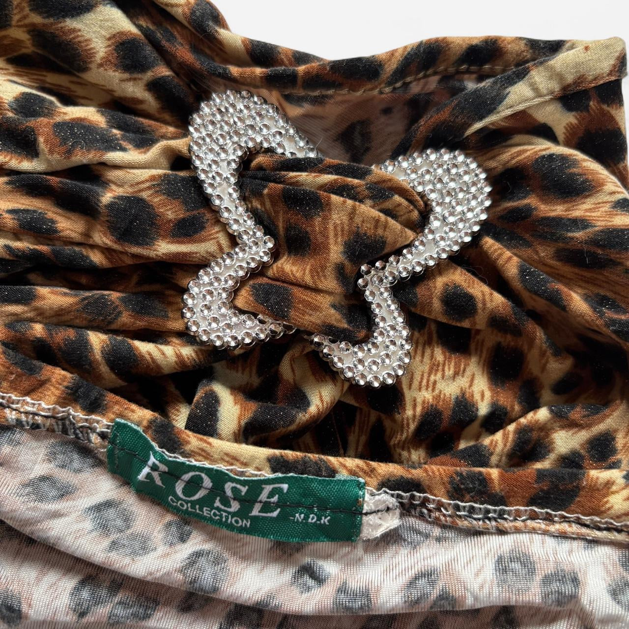 Leopard Halter Top (S/M)