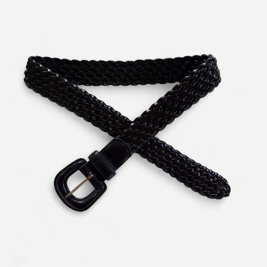 Coach Braided Leather Belt