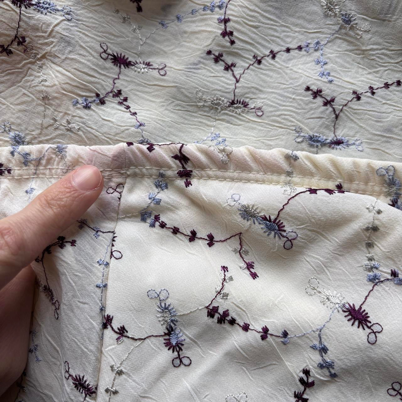 Y2K Strapless Ribbon Top (M)