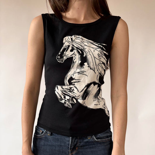 90s Horse Girl Top (M/L)
