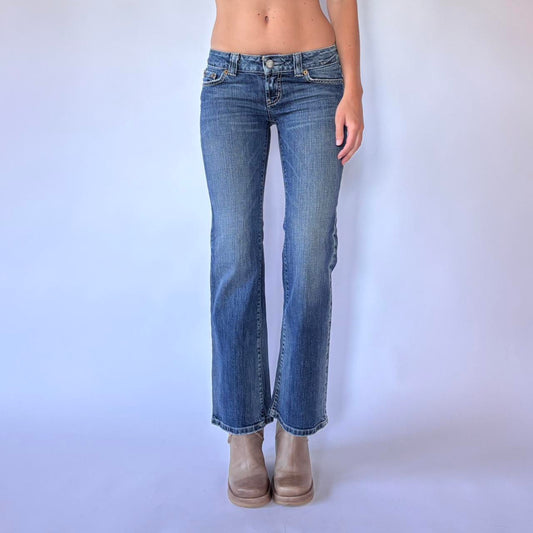 00s American Eagle Low Rise Bootcut Jeans (XXS)