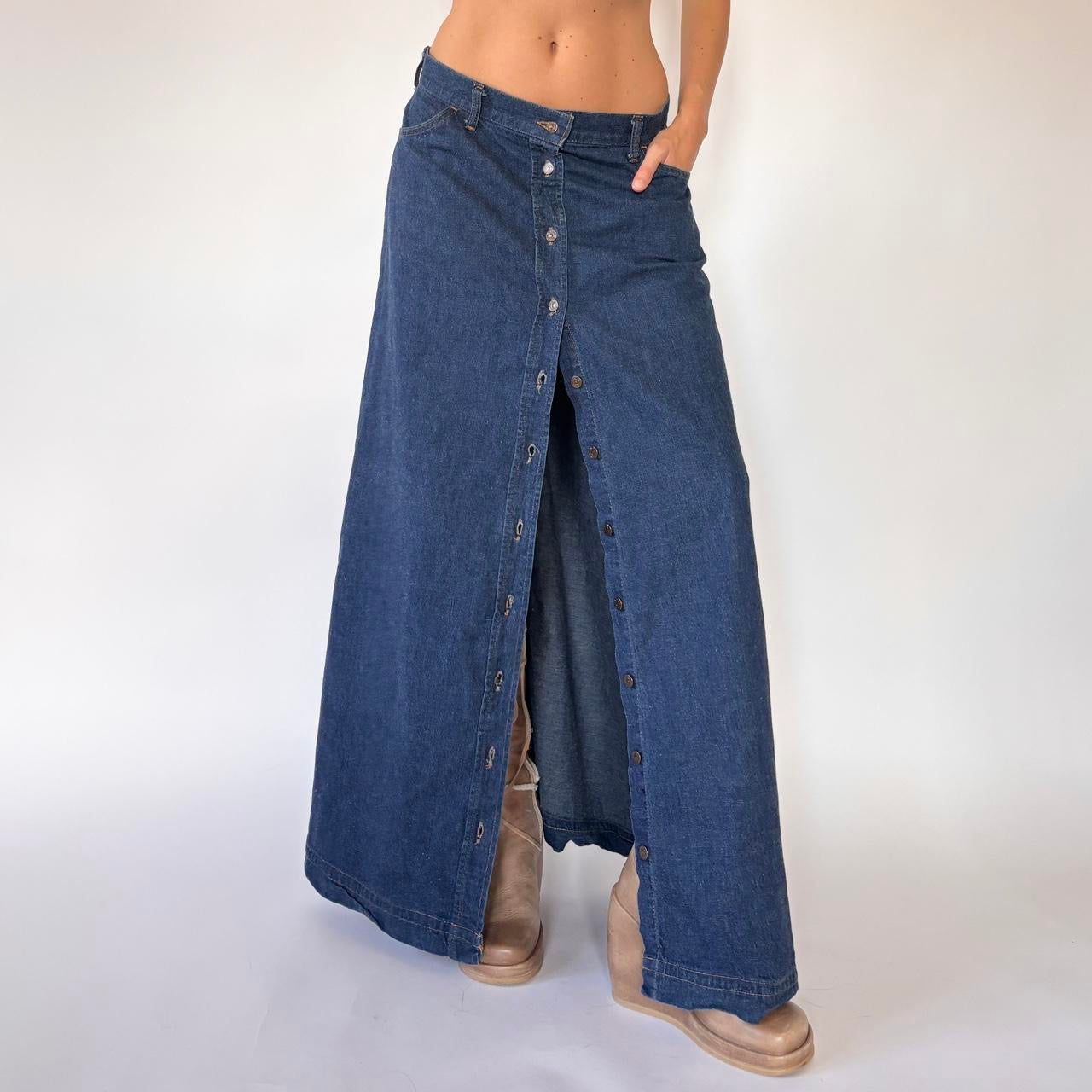 70s Levi’s Denim Maxi Skirt (S/M)