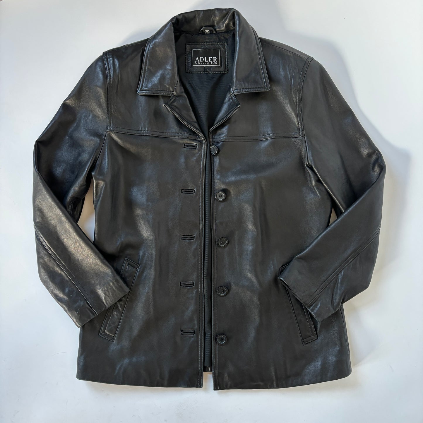 90s Leather Jacket (L)