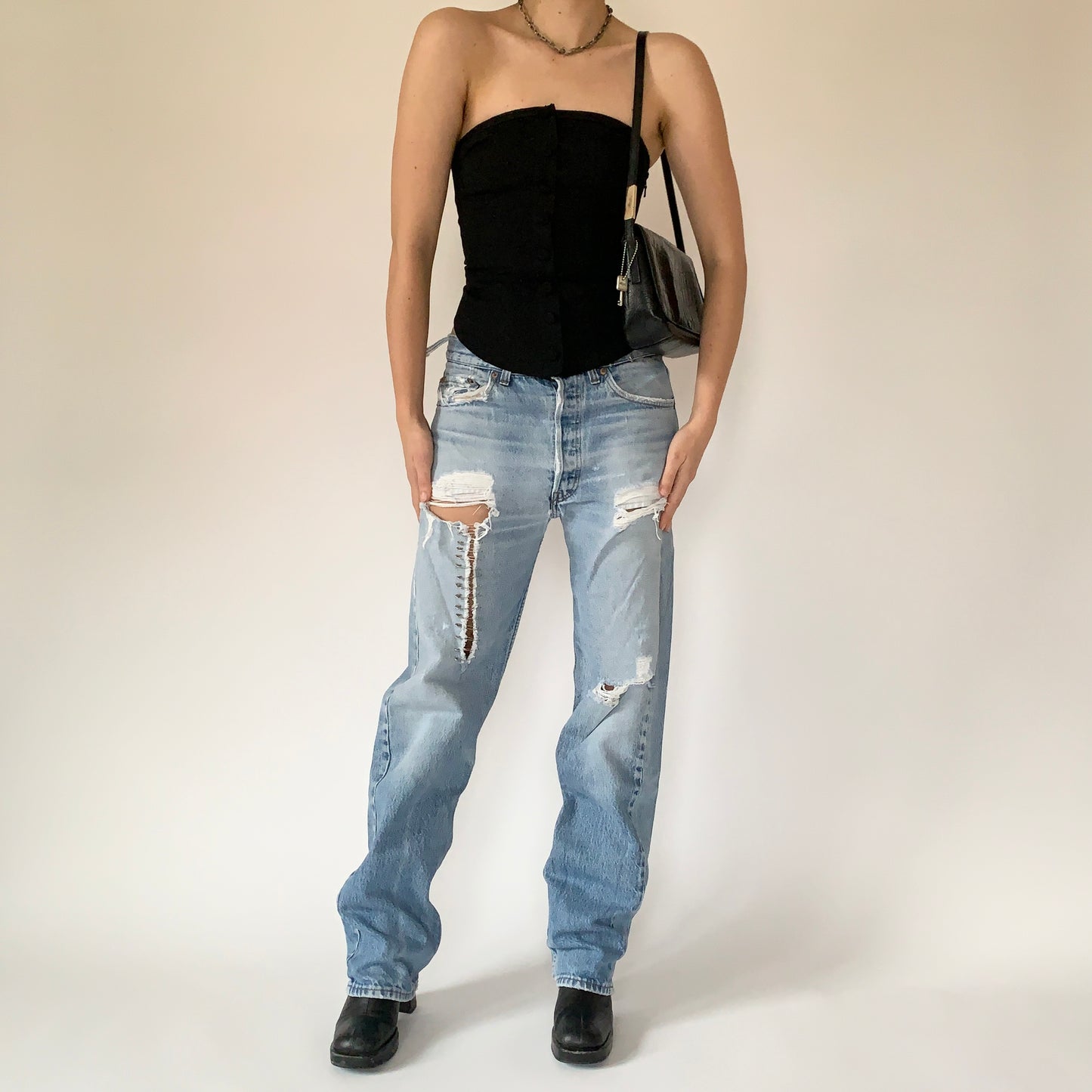 Vintage Grunge Levi’s 501s (M/L)