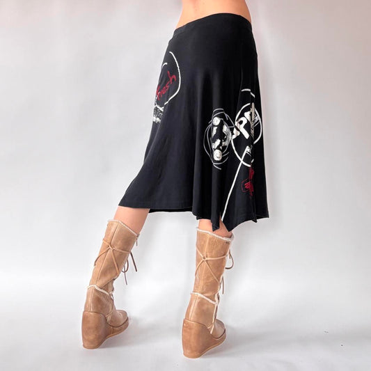 Desigual Graphic Midi Skirt (S/M)