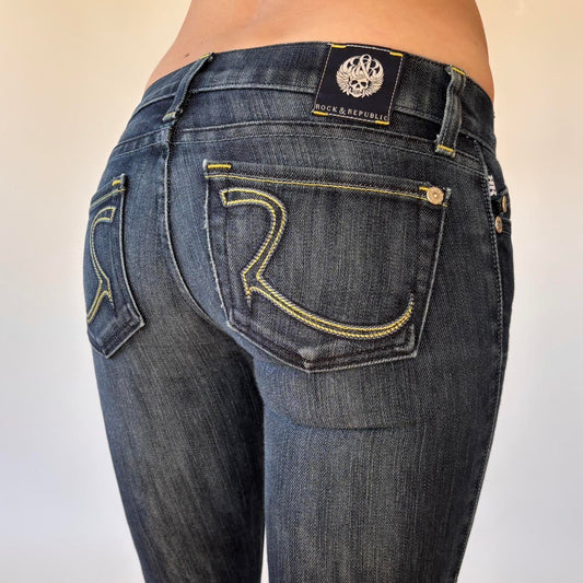 Rock & Republic Ultra Low Rise Jeans (XXS)