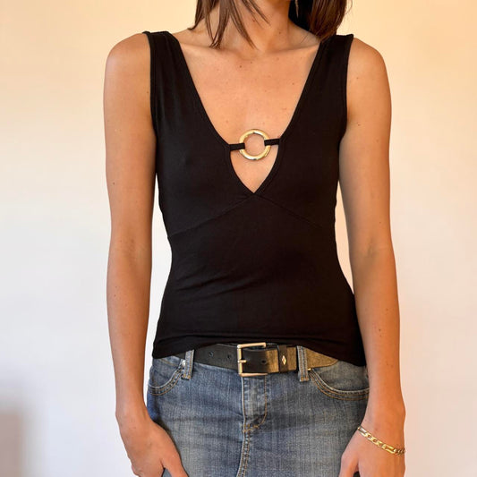 Italian Y2K O-Ring Top (XS/S)