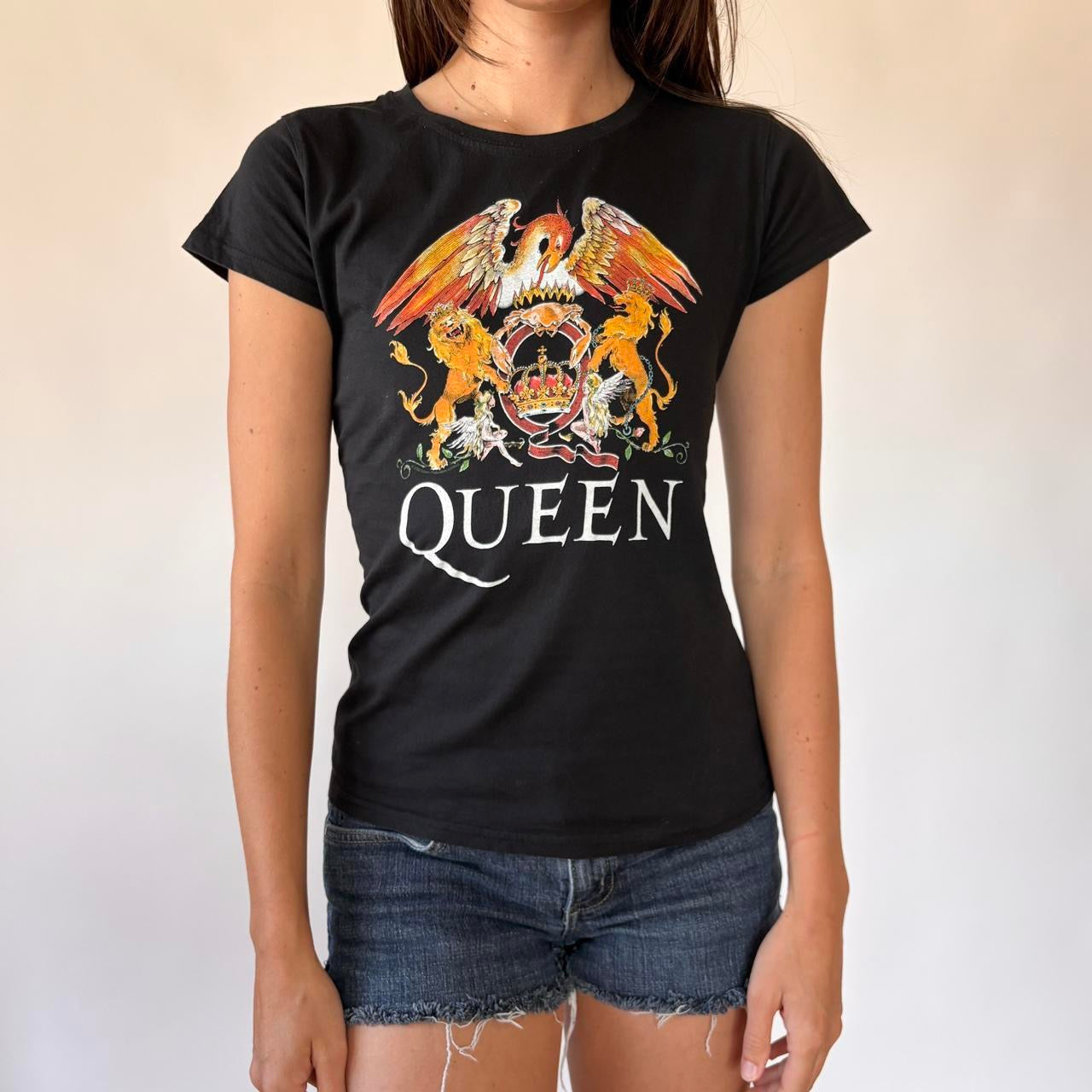 Y2K Queen Baby Tee (S/M)