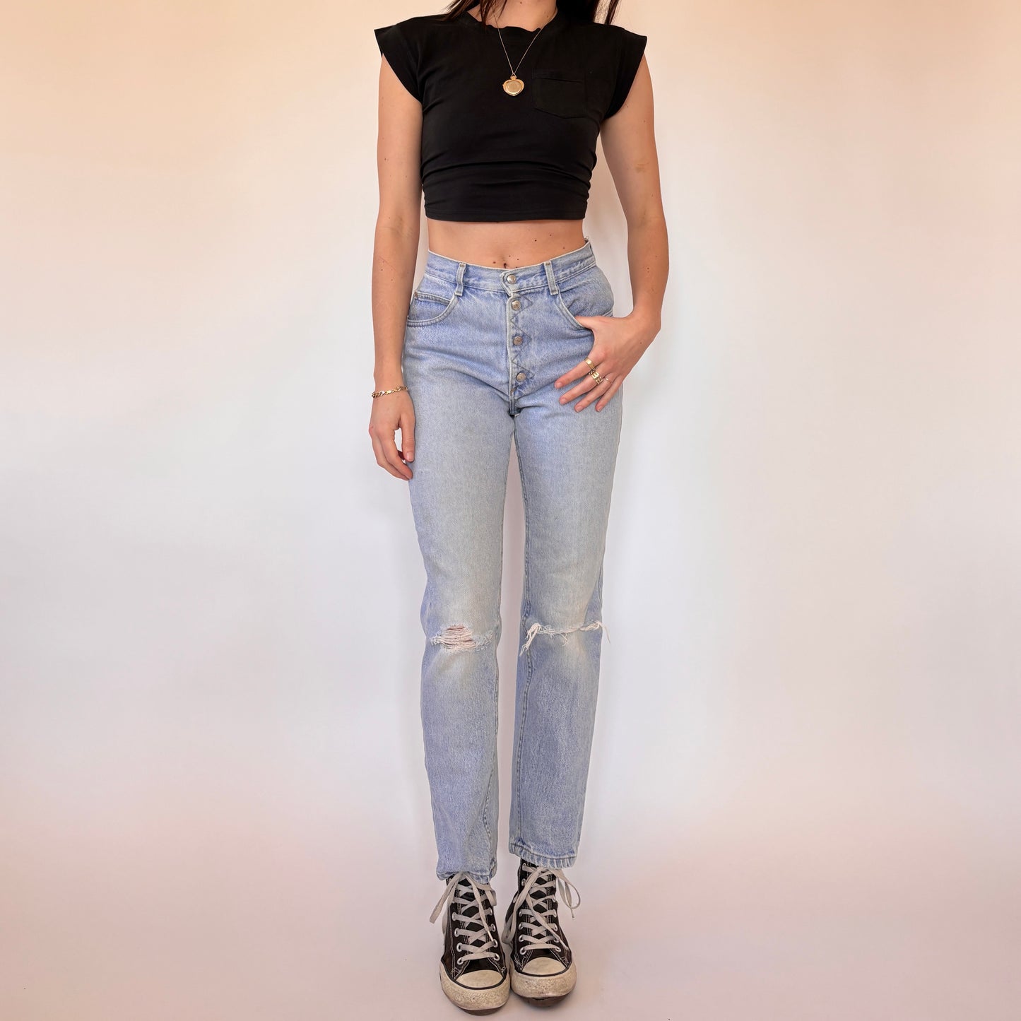 90s High Rise Jeans (XS)