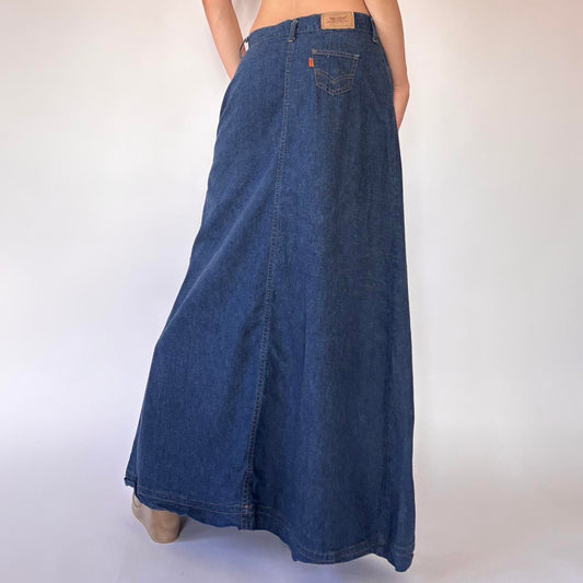 70s Levi’s Denim Maxi Skirt (S/M)