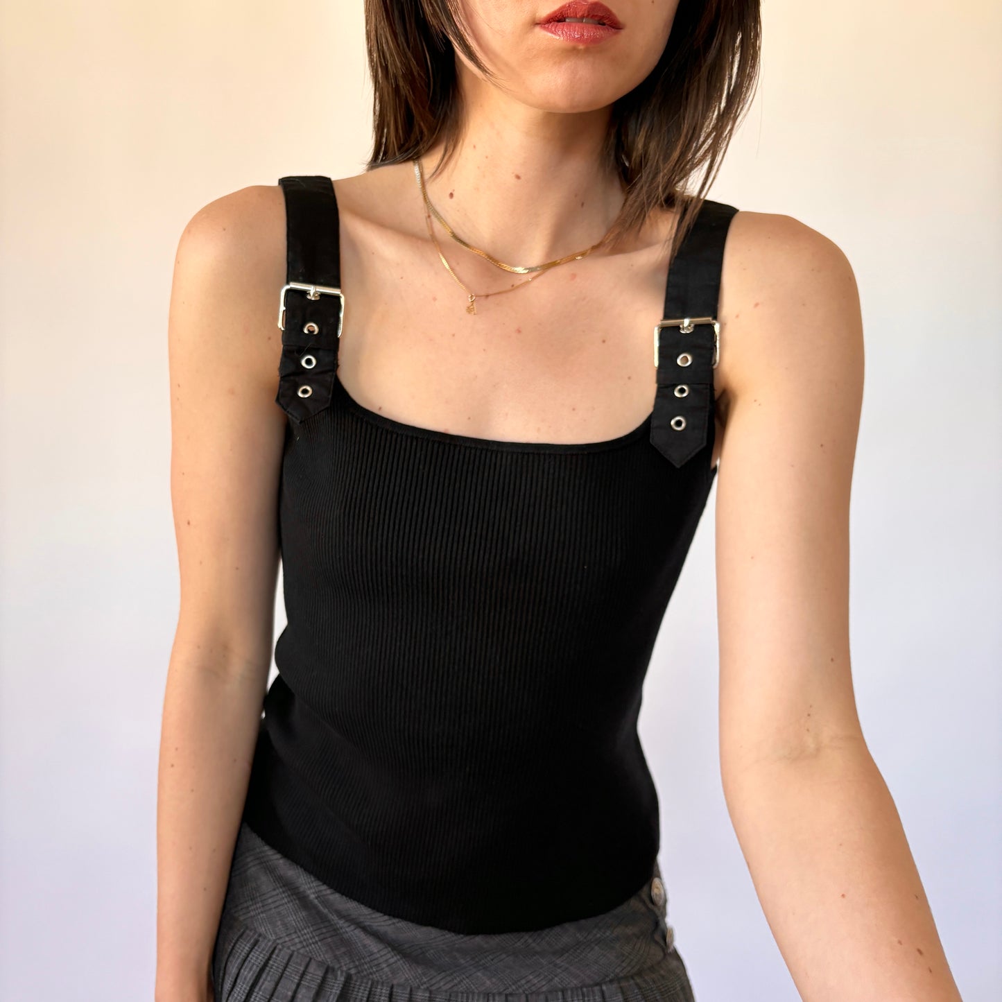 90s Silk Buckle Tank (M)