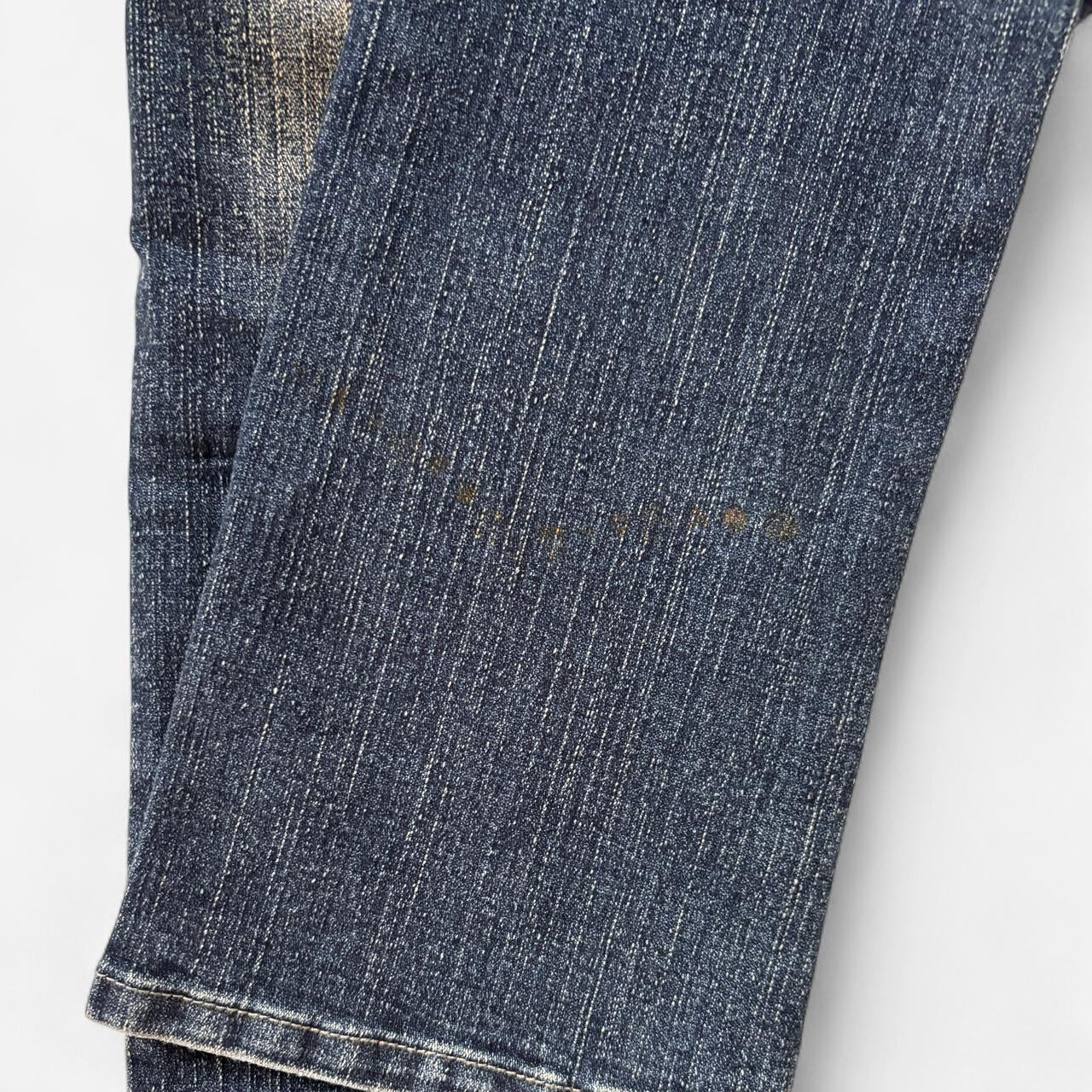 Y2K Low Rise Studded Bootcut Jeans (XXS)