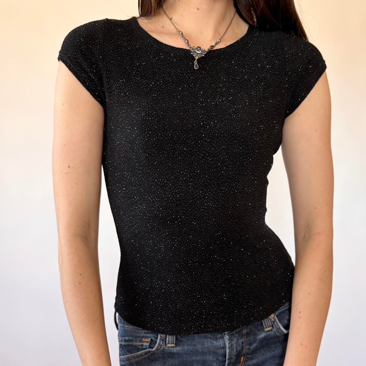 90s Slinky Glitter Tee (XS/S)