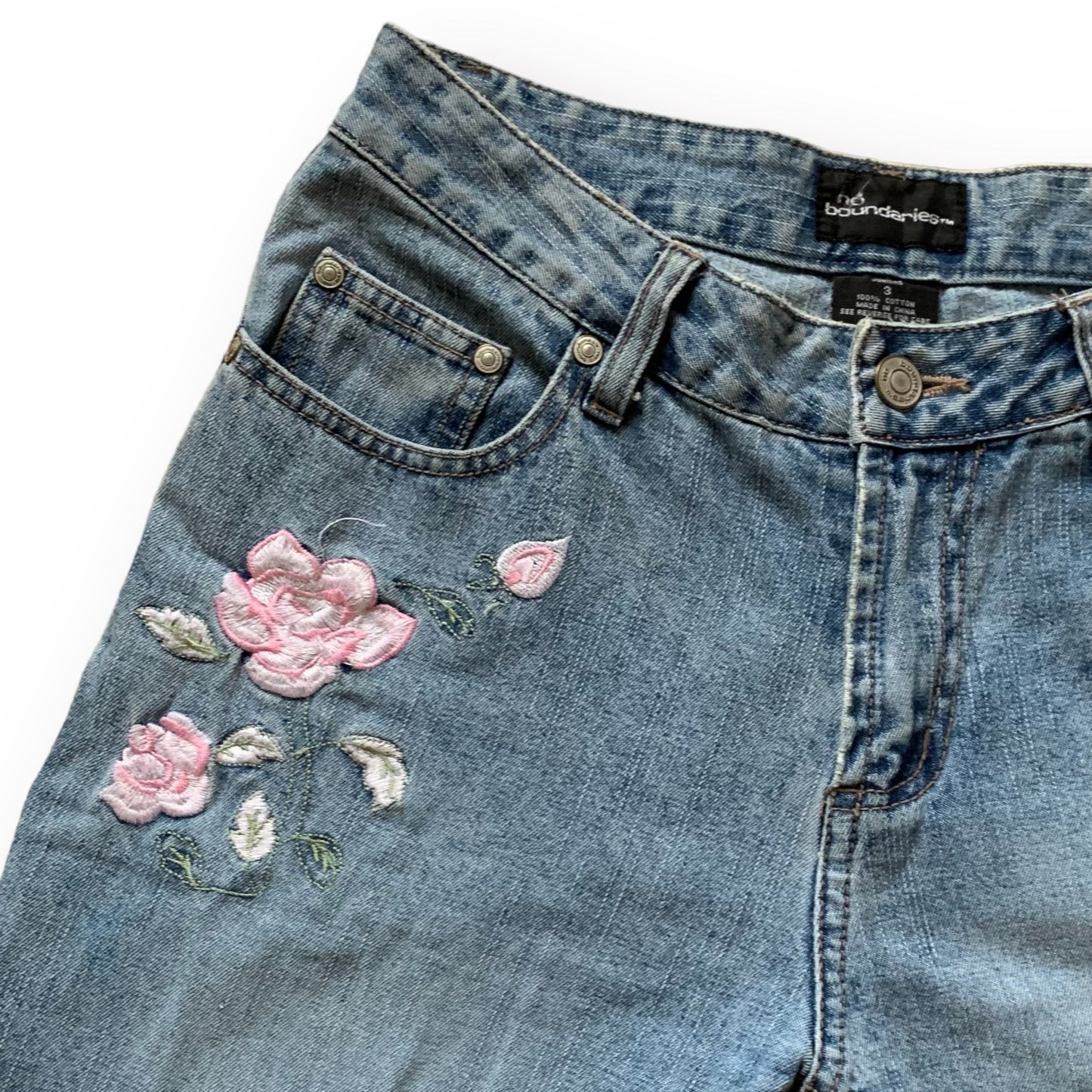 Y2K Rose Jeans - XS