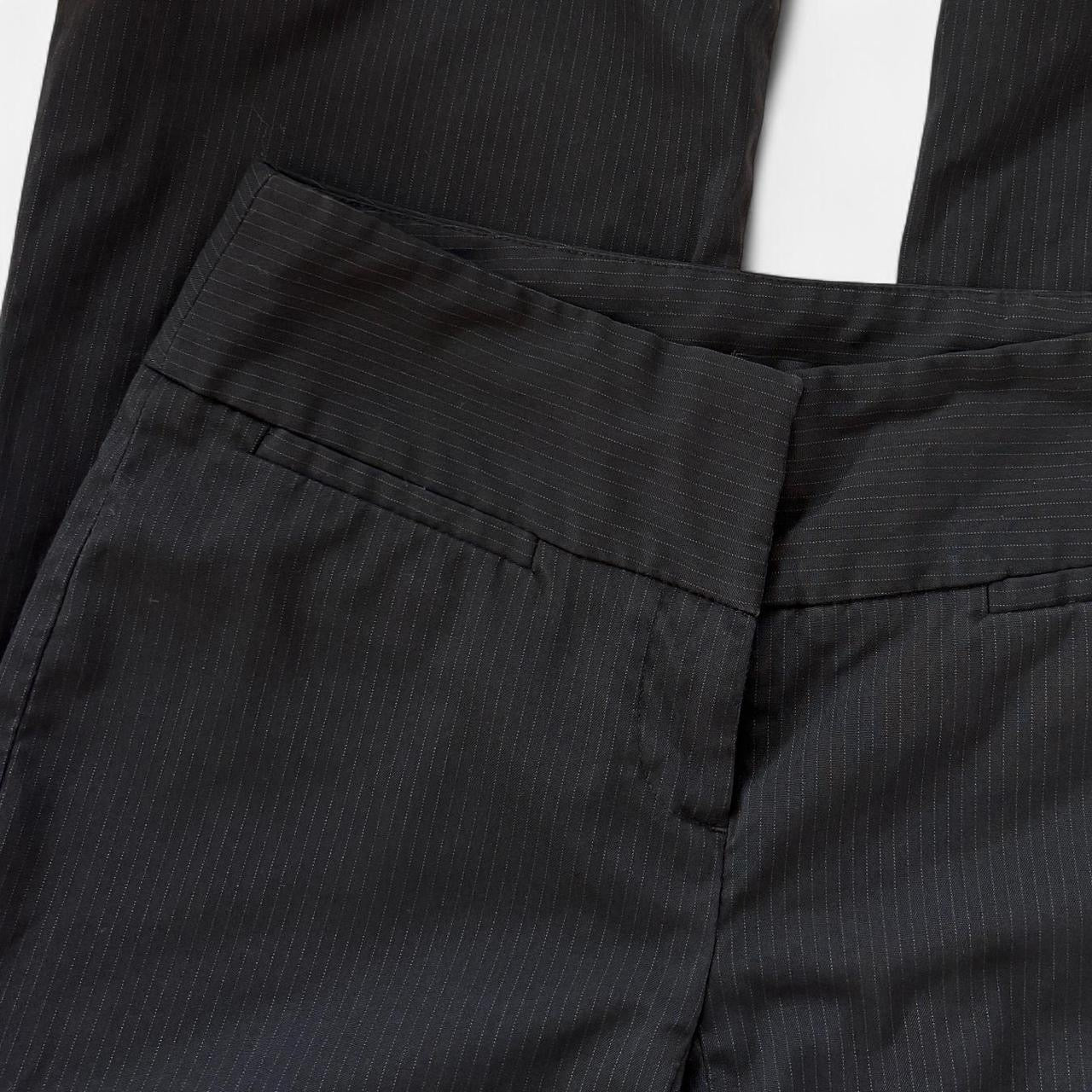 2000s Low Rise Pinstripe Trousers (S)