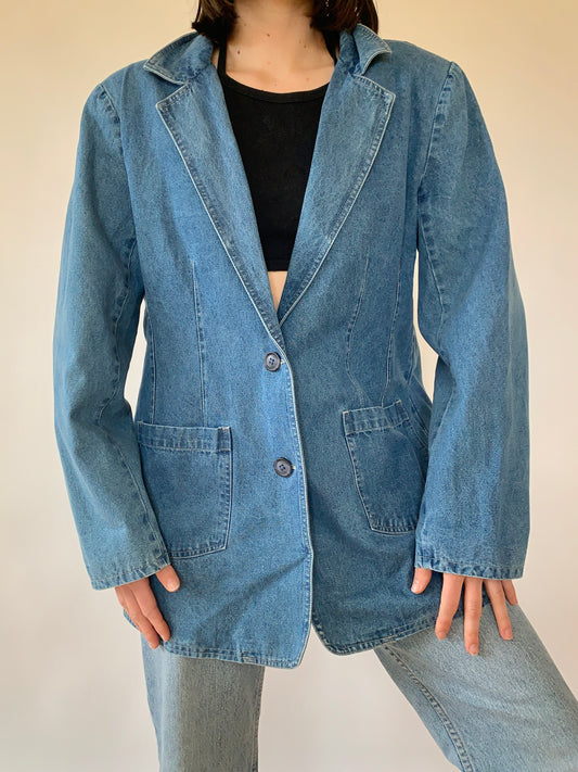 Vintage Denim Blazer