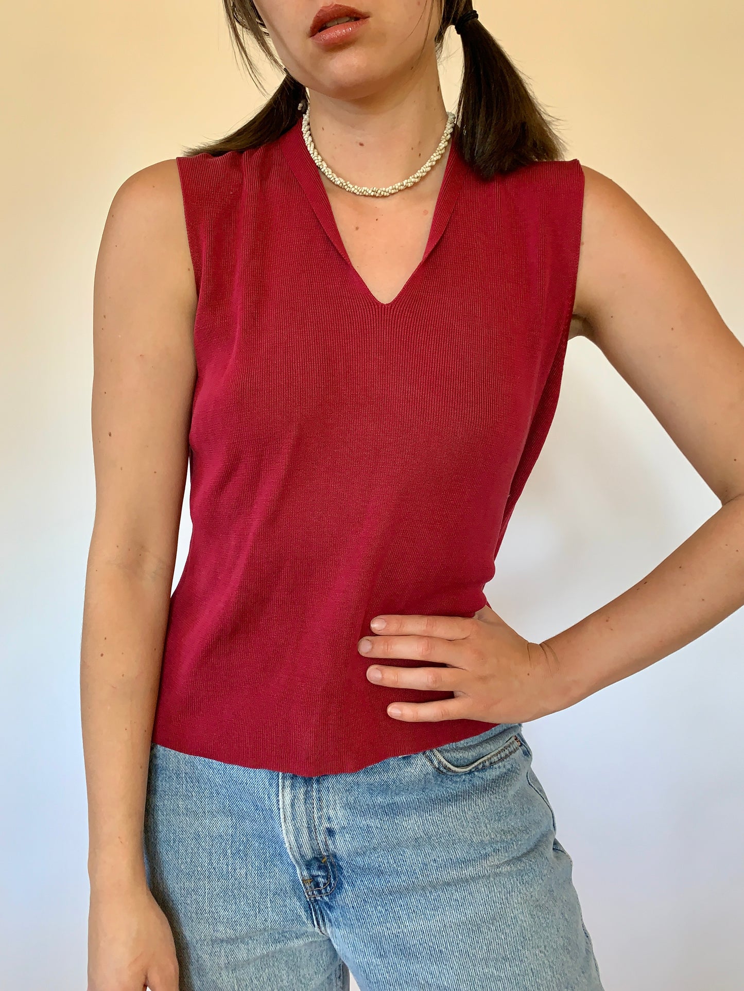 Vintage 1990s Silk Knit