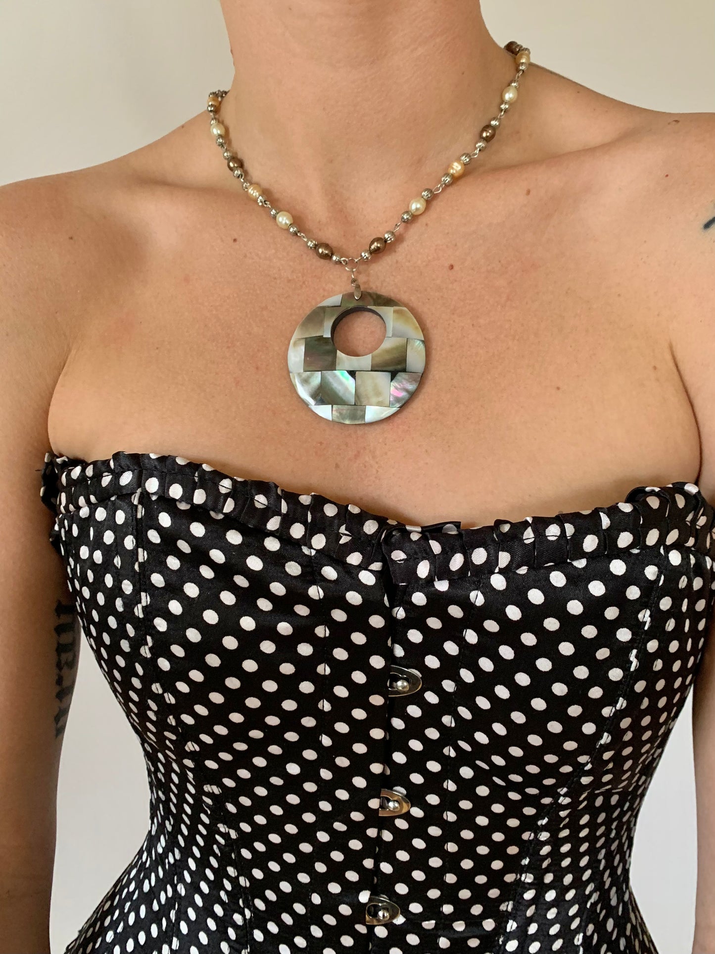 Vintage Mother of Pearl Necklace