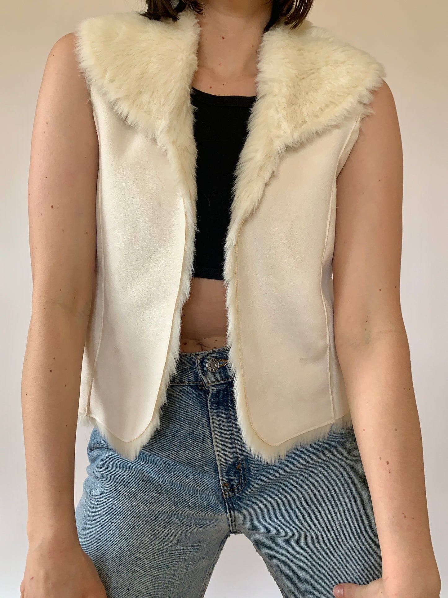 Y2K Faux Fur Vest