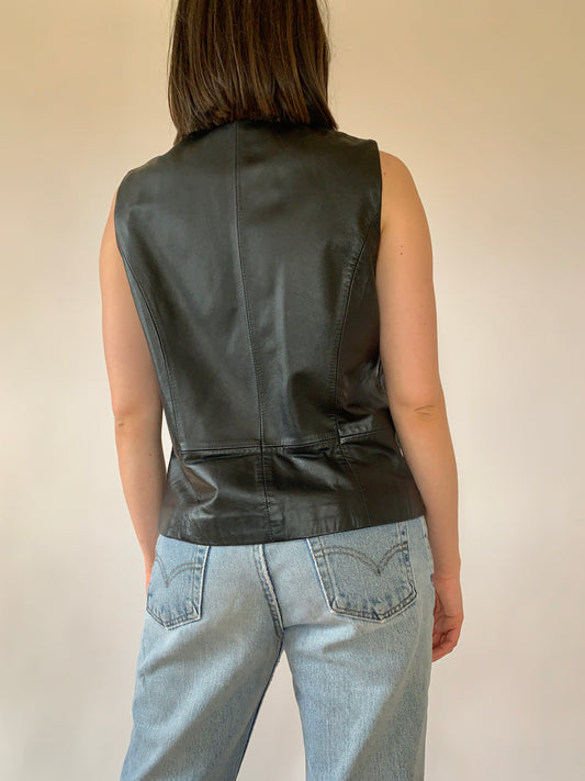 Vintage Leather Vest