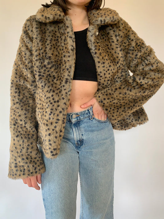 Vintage Leopard Coat